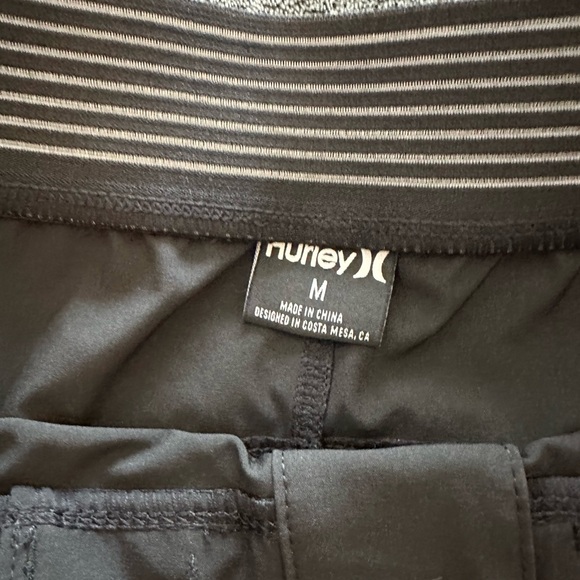 Mens black Hurley phantom hybrid shorts size 32 brand new condition never worn - Picture 2 of 2